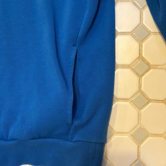 Lacoste Quarter Zip Sweatshirt Mens 8 XXL Blue Excellent F8330 Pullover - Picture 3 of 6